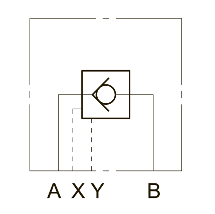 Клапаны обратные управляемы VP5-P2-MU, VP5-P3-MU